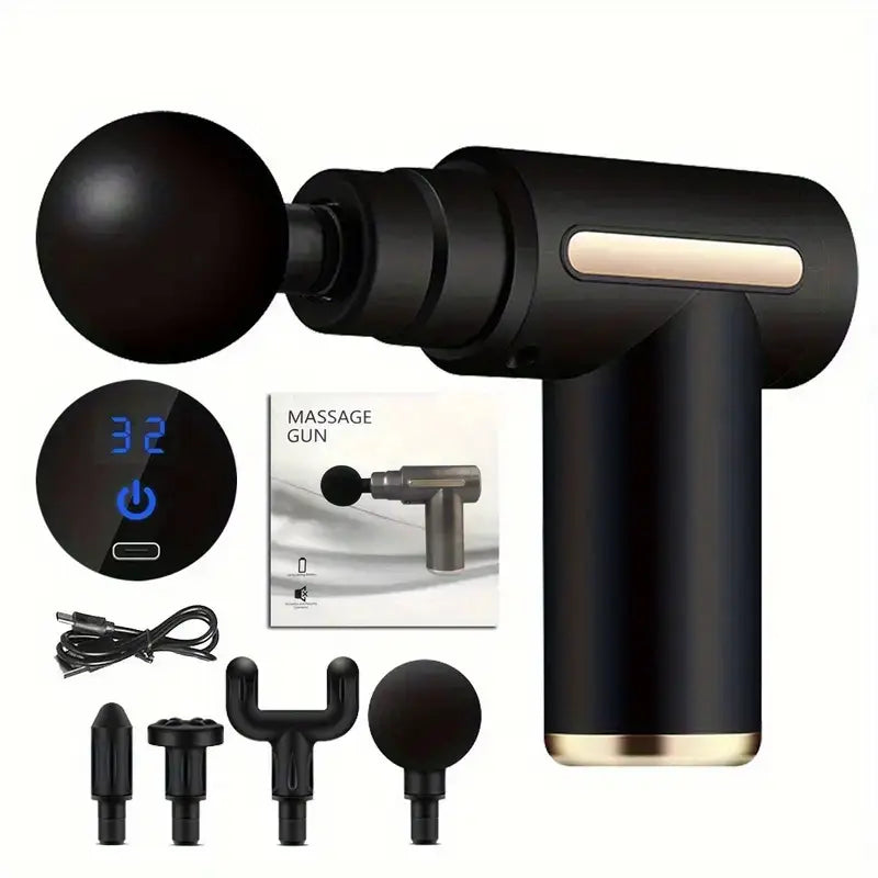 MASAJEADOR FACIAL PISTOLA 2EN1 GUN