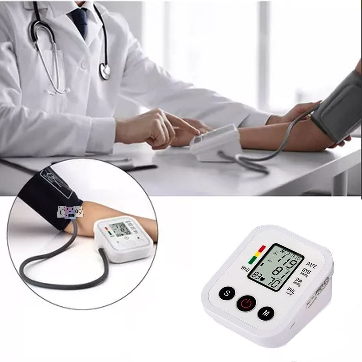 Toma De Presión Digital Tensiometro