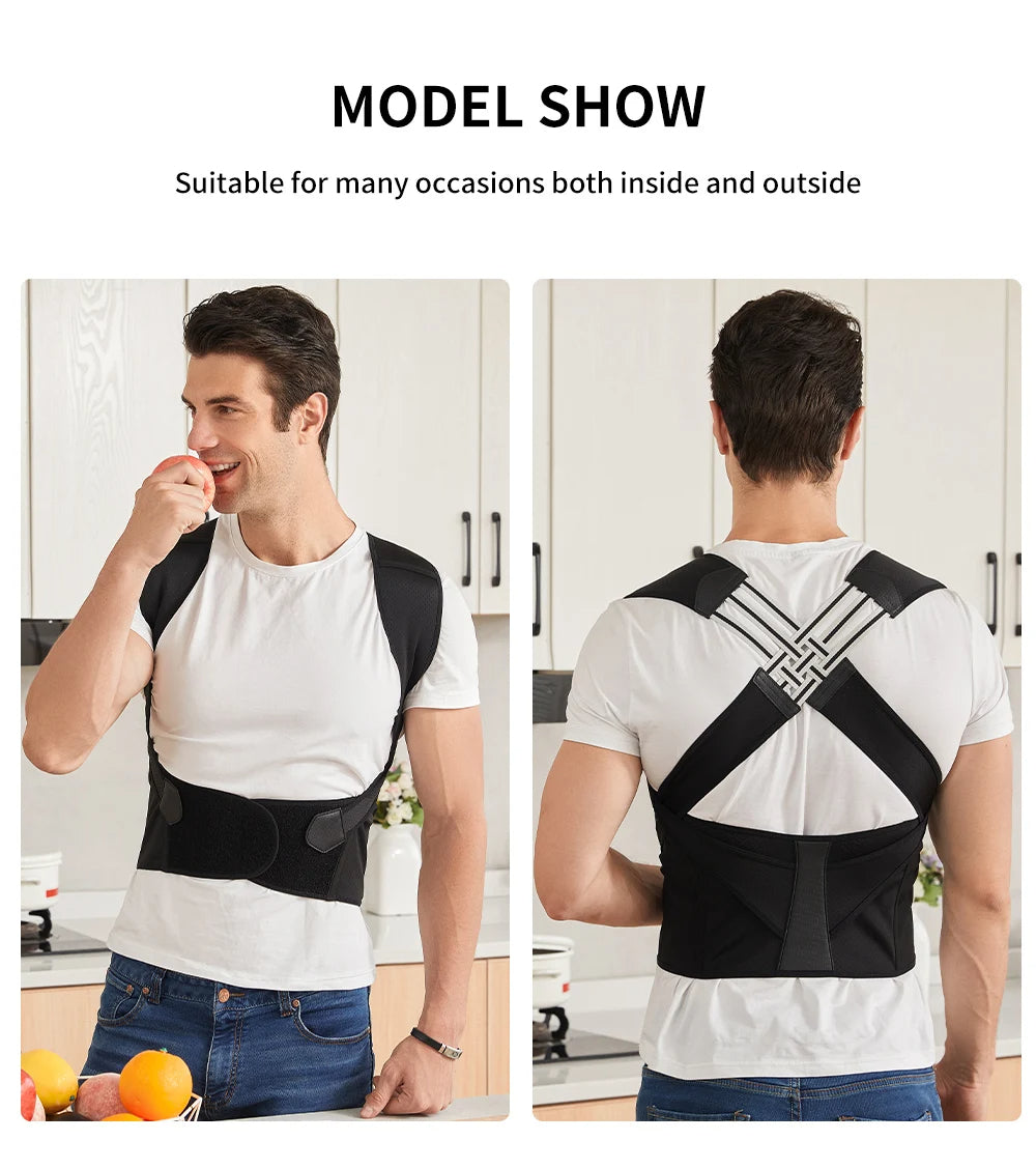 Corrector de postura ajustable