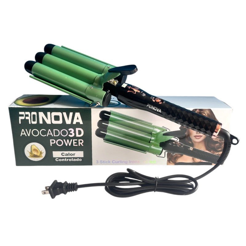 Rizador 3 tubos barril Pro 9633 Aguacate