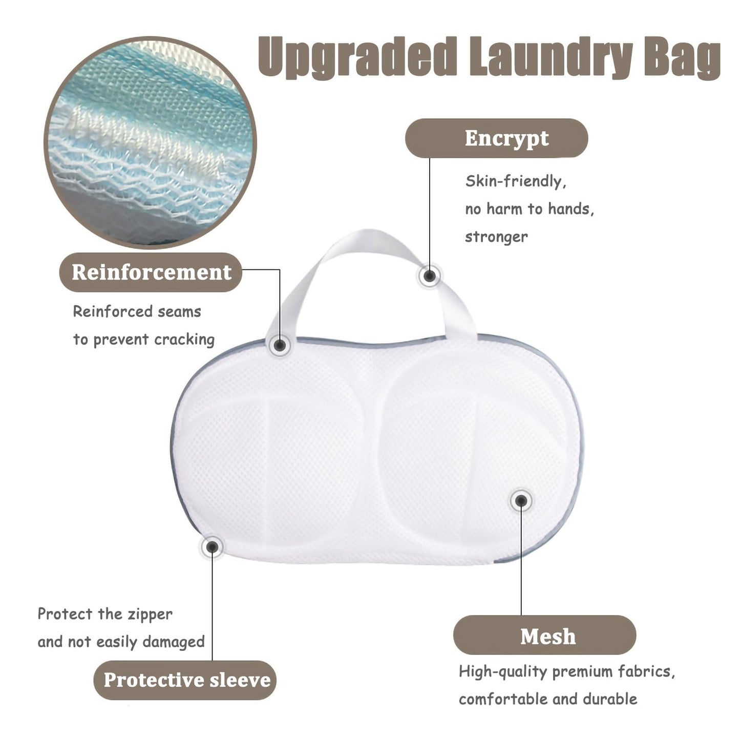 Bolsa de lavandería para brasier