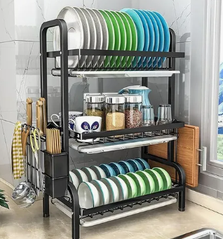 Escurridor Platero 3 Niveles Inoxidable