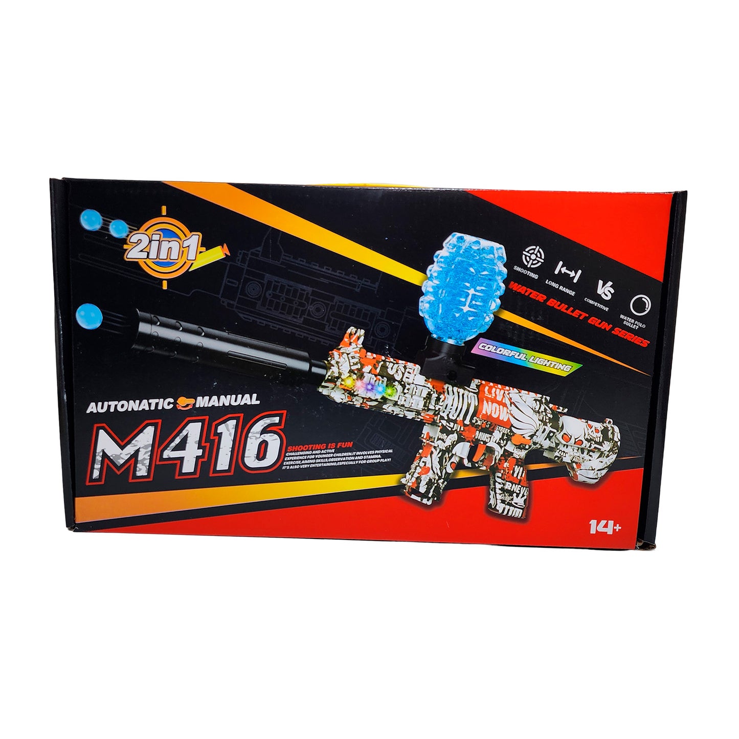 Pistola De Hidrogel M416 Automatica Elec