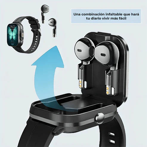 Smartwatch audífonos integrados