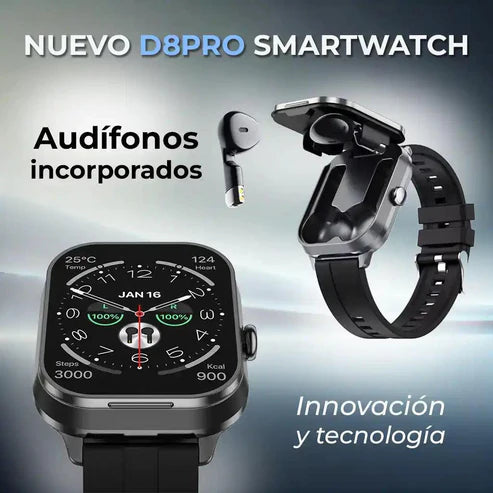 Smartwatch audífonos integrados