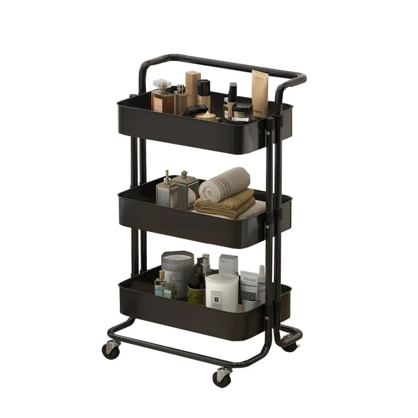 CARRITO ORGANIZADOR 3 NIVELES METALICO